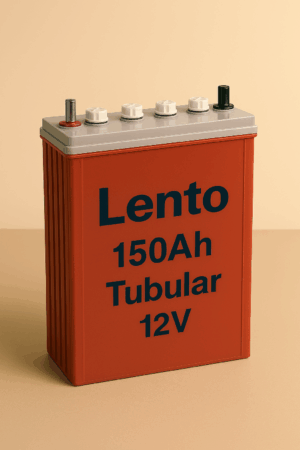 Lento 150Ah 12V Tubular Battery