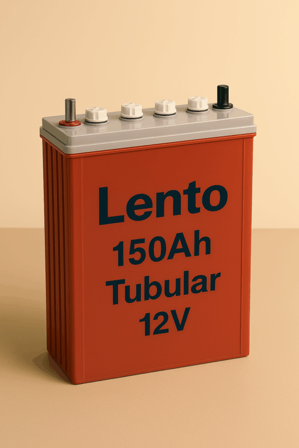 Lento 150Ah 12V Tubular Battery